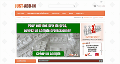 Desktop Screenshot of just-add-in.com